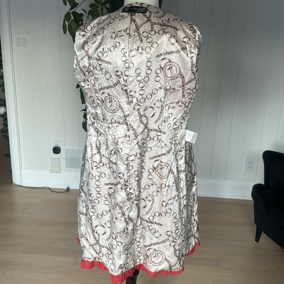 Vintage GENUINE Soft Coral Red Leather SCHAFSTALL Germany Parka Coat size 38 - Picture 8 of 16